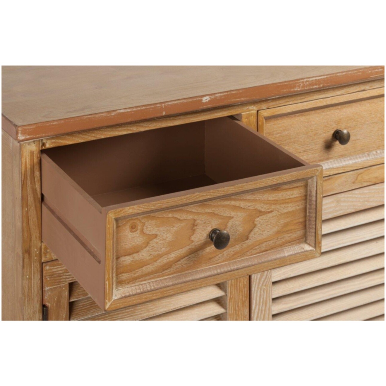 Буфет деревянный с ящиками и дверцами-ставнями Vitoria - изображение 5