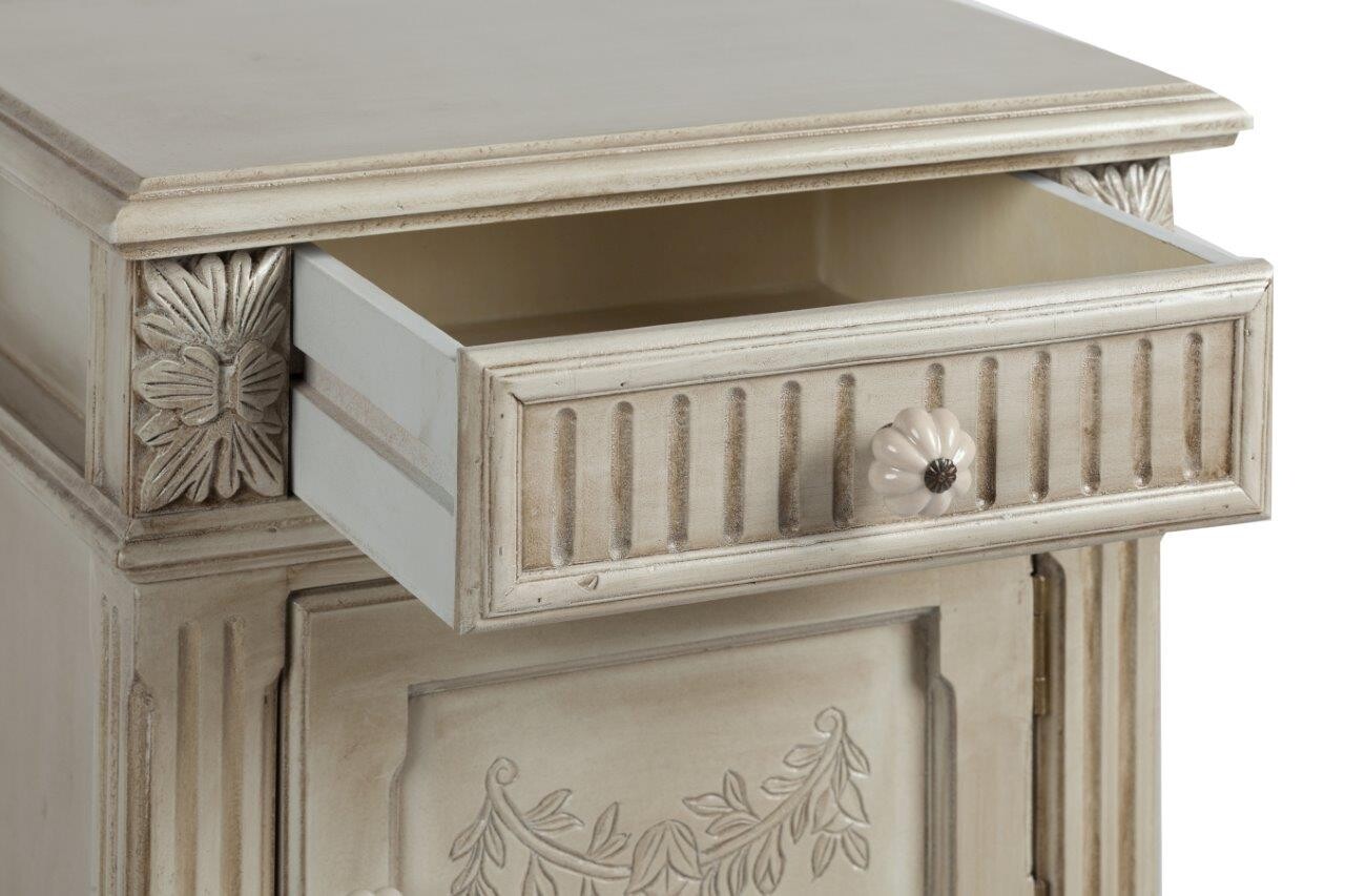 Тумбочка прикроватная высокая бежевая Kokette - изображение 4