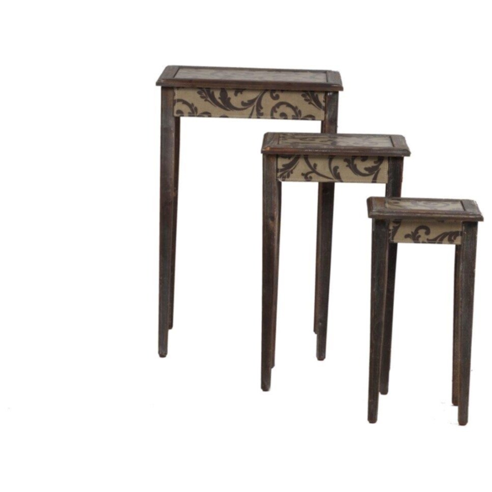 Кофейный столик деревянный с текстильной отделкой Tentacion - изображение 5