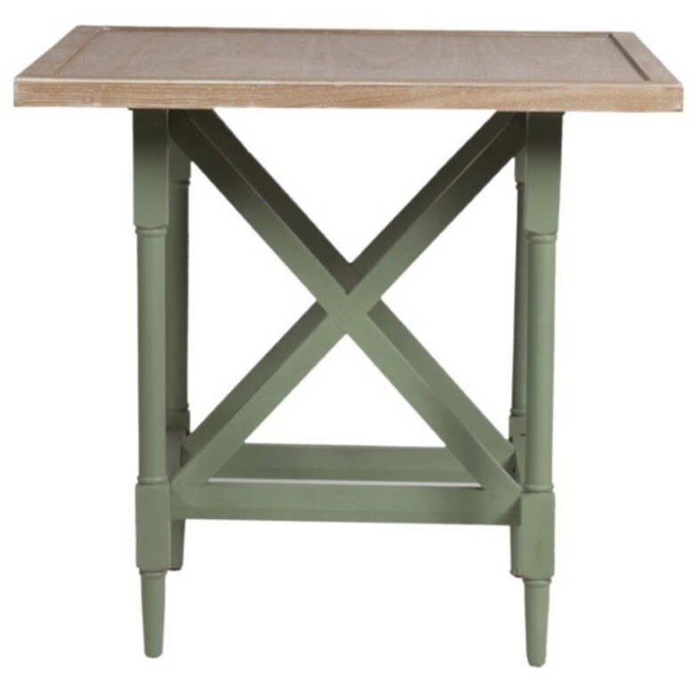 Обеденный стол квадратный на зеленом основании 91 см Morrison - изображение 2