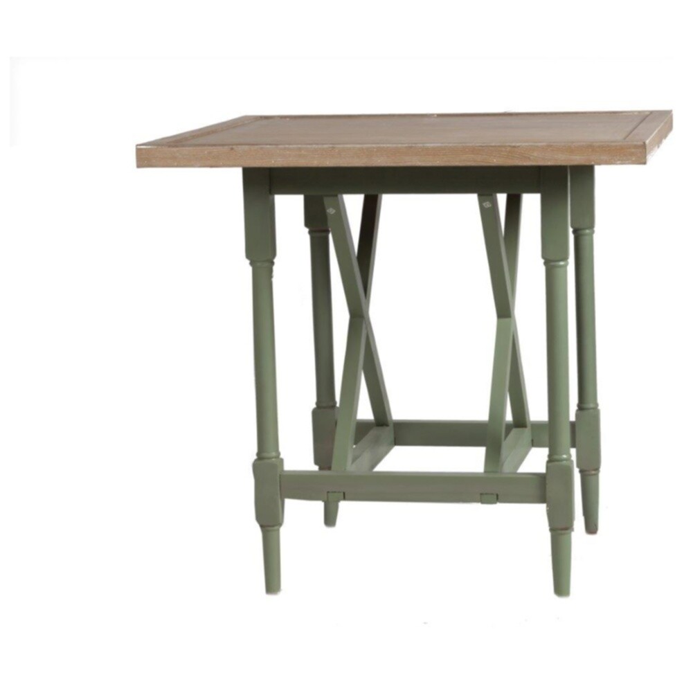 Обеденный стол квадратный на зеленом основании 91 см Morrison - изображение 4