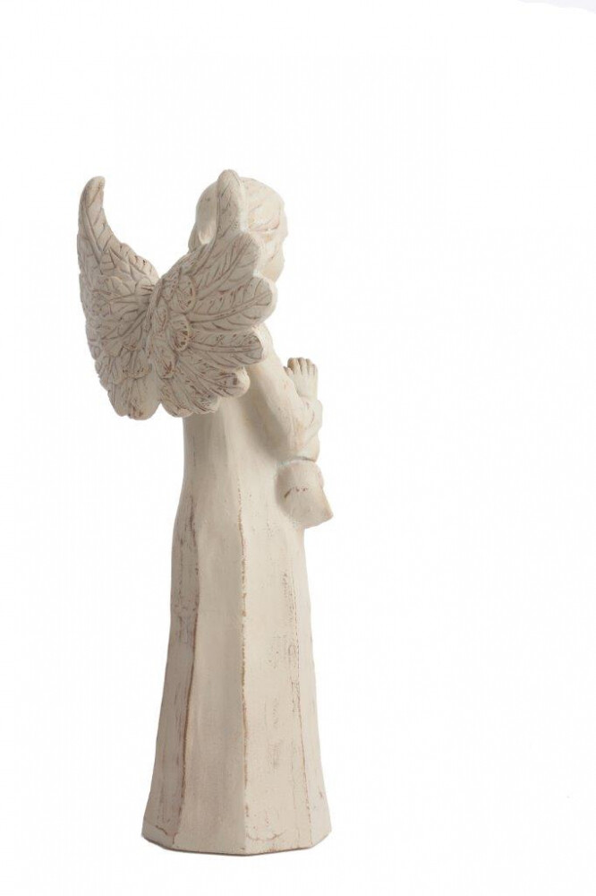 Статуэтка декоративная 45х26 см бежевая Angel