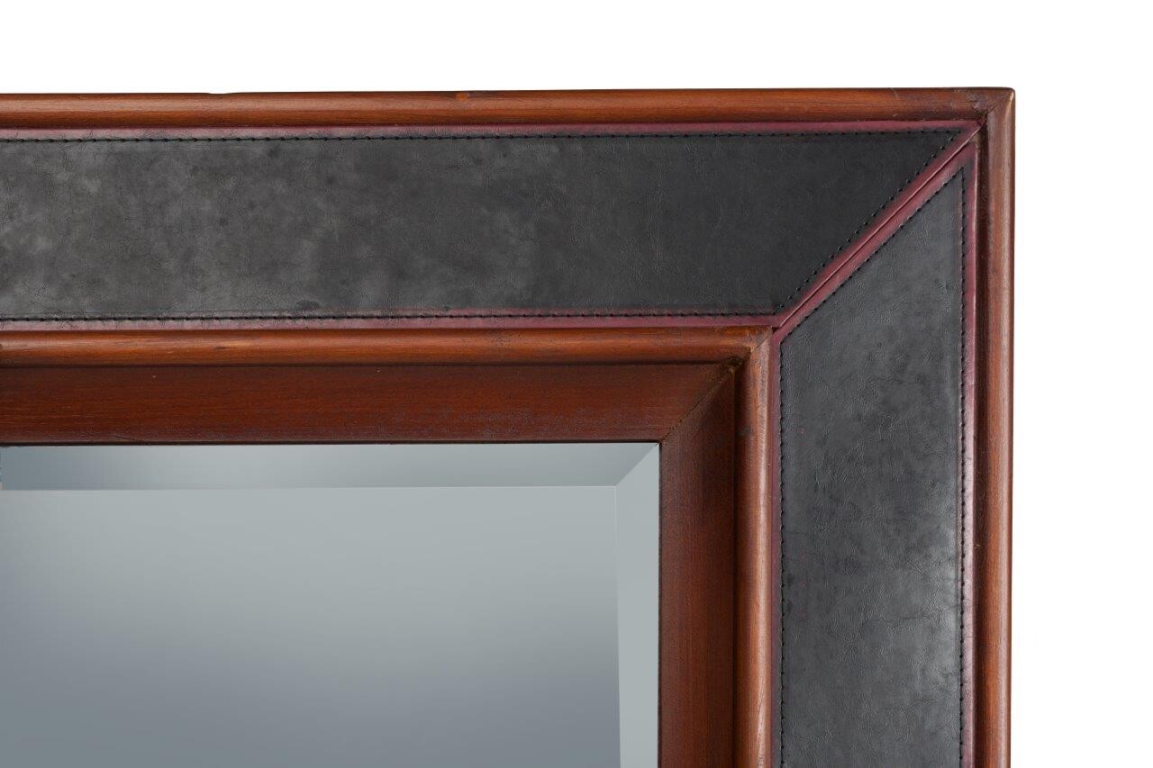 Зеркало прямоугольное настенное коричневое Porzione - изображение 2