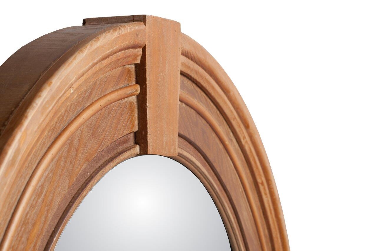 Зеркало деревянное большое морское диаметр 91 см Tamonia - изображение 2