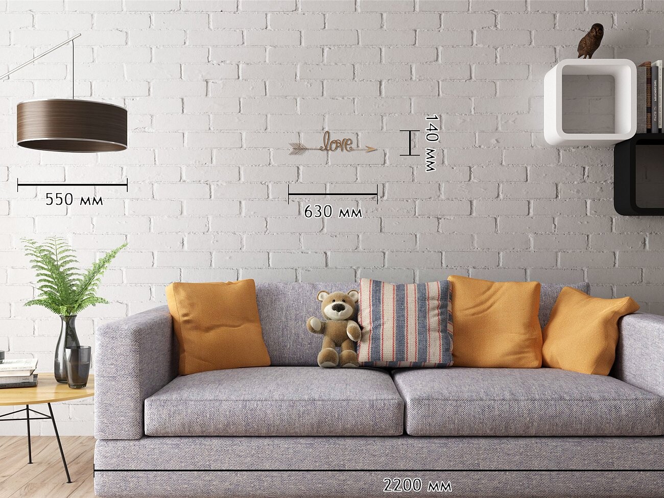 Настенный декор Love - изображение 3