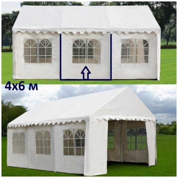 Шатер для отдыха 4х6 м AFM-1026W White - изображение 1