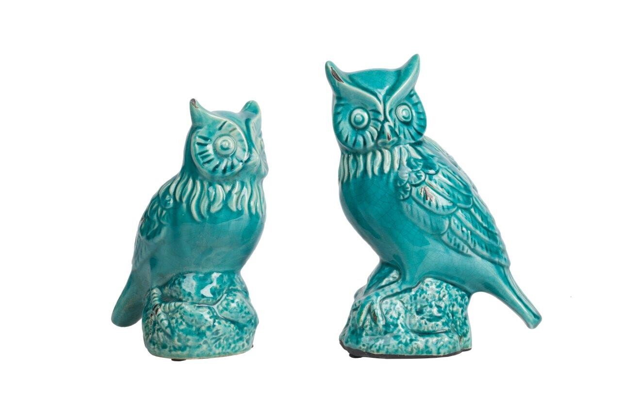 Статуэтка зеленая "Сова" Guardo I - изображение 2