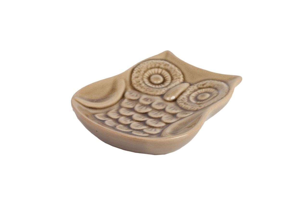 Мыльница керамическая коричневая Bellazo - изображение 2