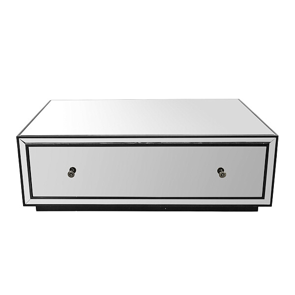 Журнальный столик зеркальный с ящиком Strand Antique - изображение 1
