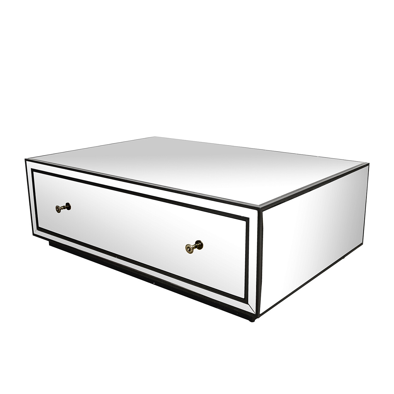 Журнальный столик зеркальный с ящиком Strand Antique - изображение 2