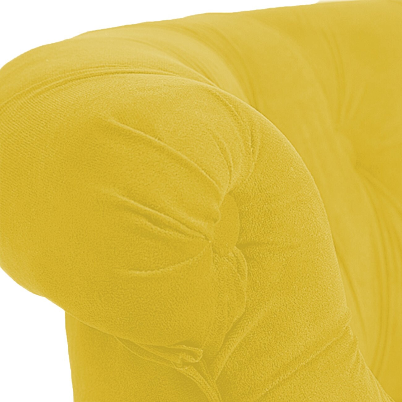 Кресло с мягкими подлокотниками желтое Amelie French - изображение 4