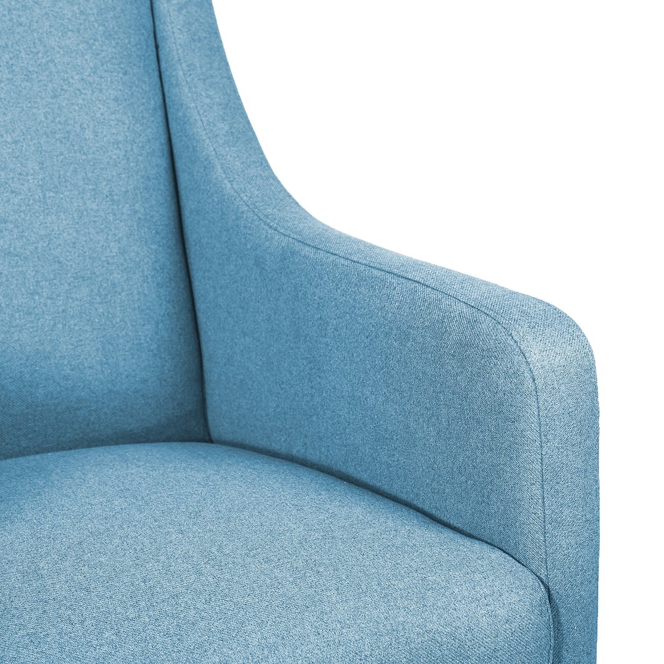 Кресло с мягкими подлокотниками голубое Jane Austen - изображение 5