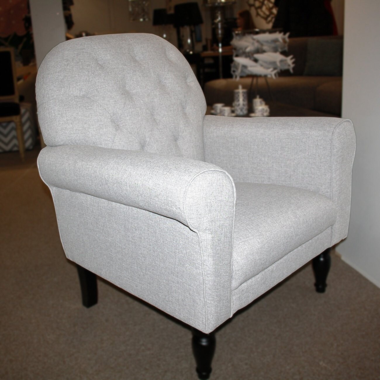 Кресло с мягкими подлокотниками белое Walter Scott - изображение 2