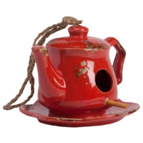 Aромолампа для эфирных масел красная в виде чайника Candelero Red - изображение 3