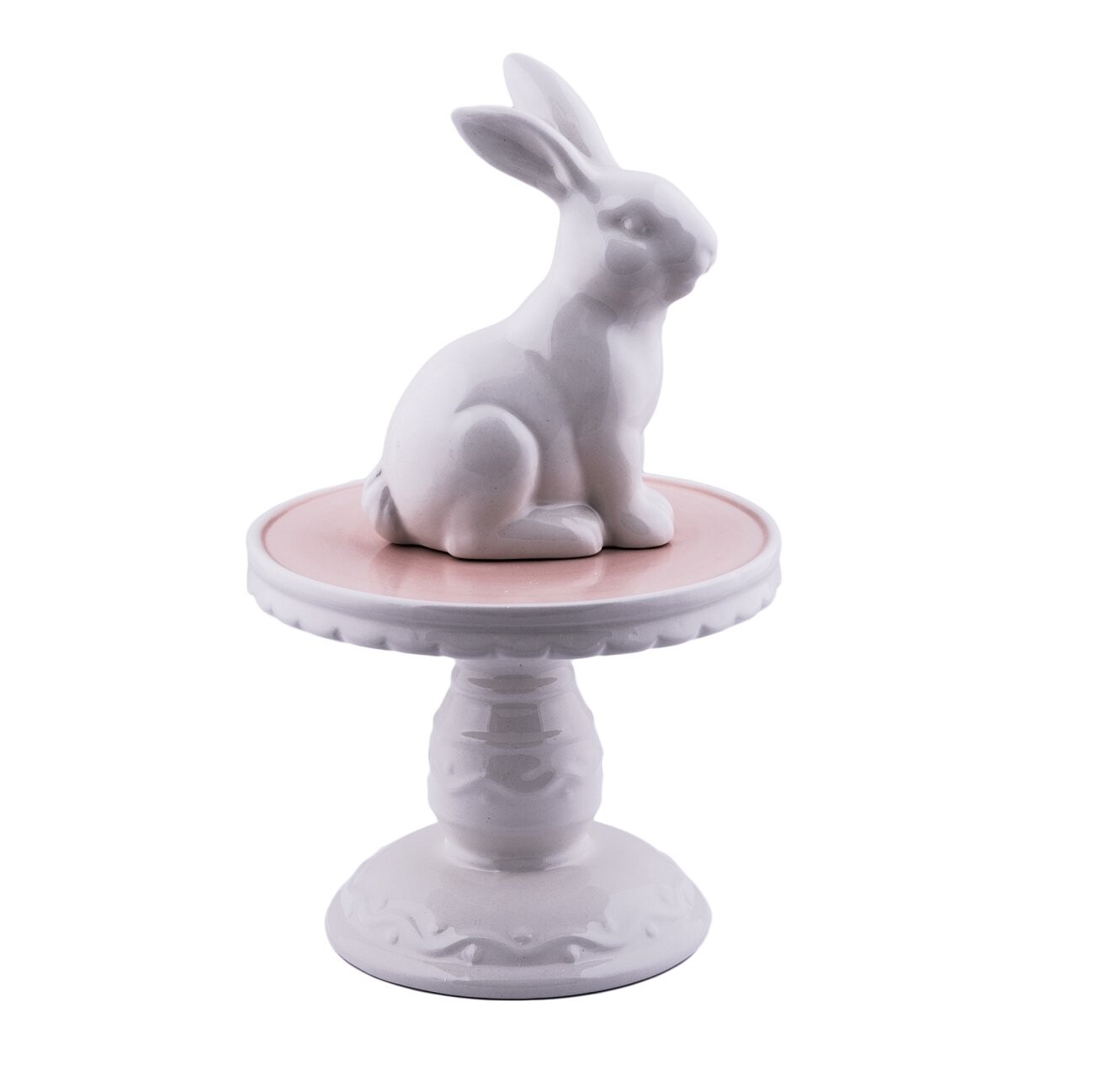 Купол декоративный с кроликом Большой Розовый - изображение 2
