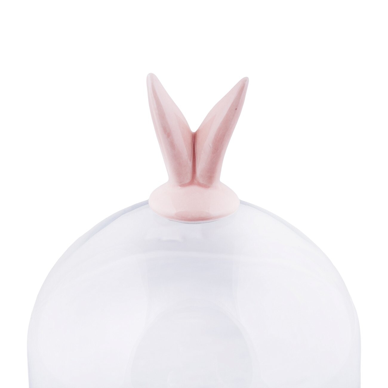 Купол декоративный с кроликом Большой Розовый - изображение 5