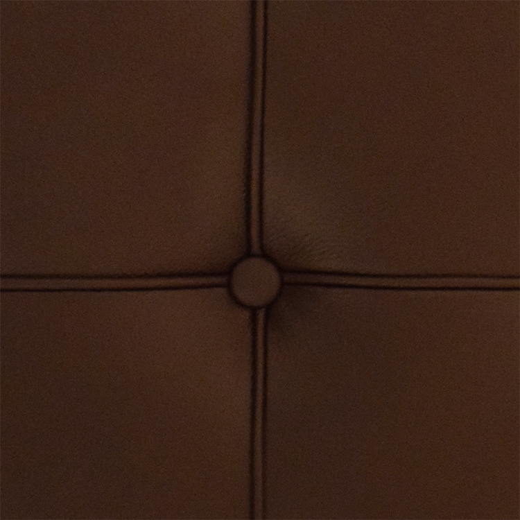 Диван двухместный прямой коричневый со стежкой Barcelona - изображение 2