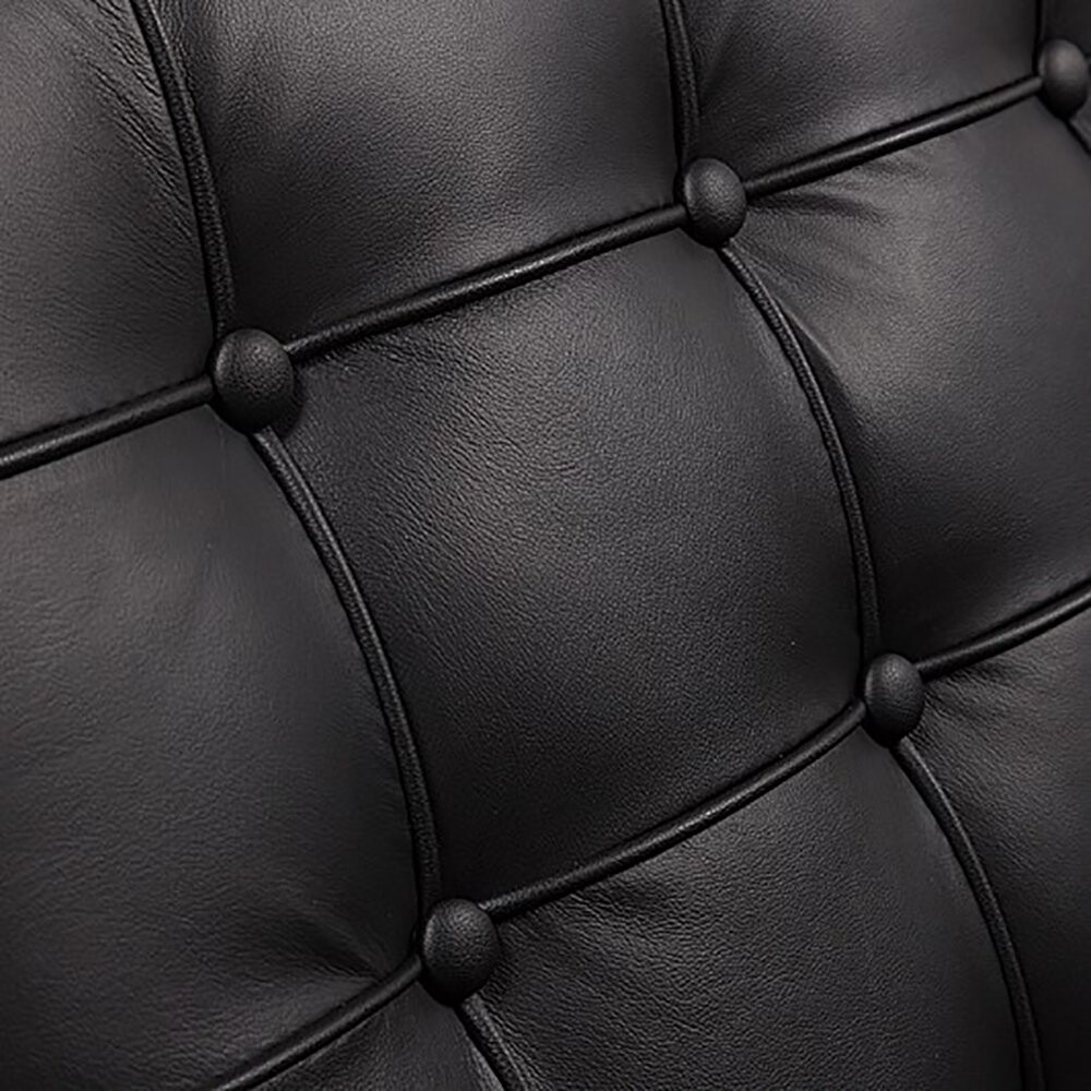 Диван Barcelona двухместный прямой черный - изображение 3