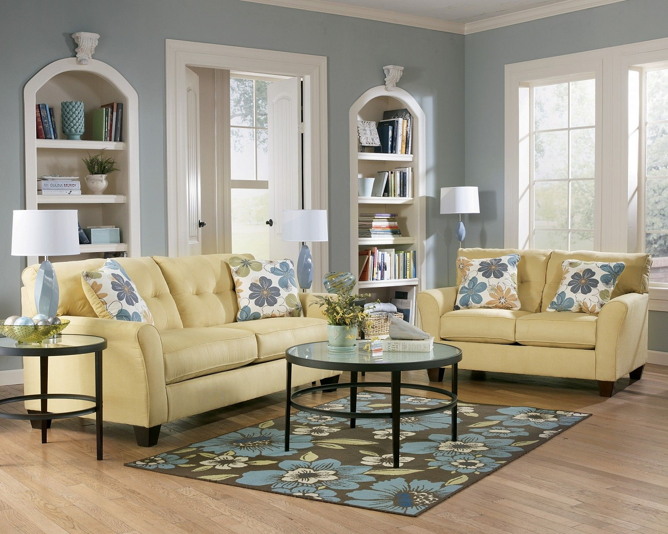 Диван двухместный прямой желтый Costy - изображение 2