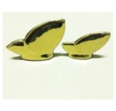 Декоративная бабочка Mahaon 5 Золото   h7 (5*7*2) - изображение 2