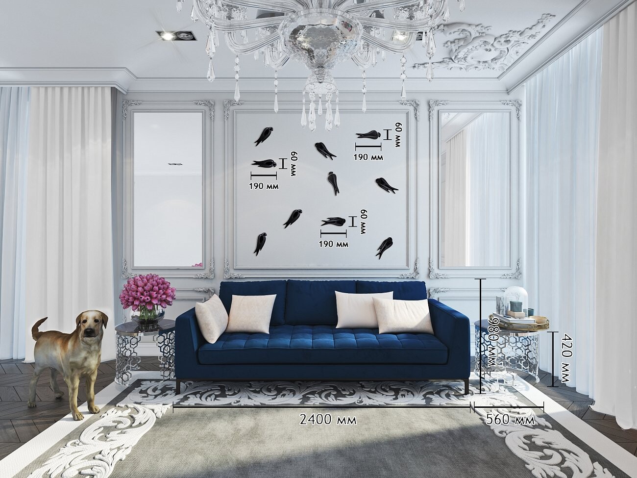 Декоративная стрекоза Красный - изображение 6