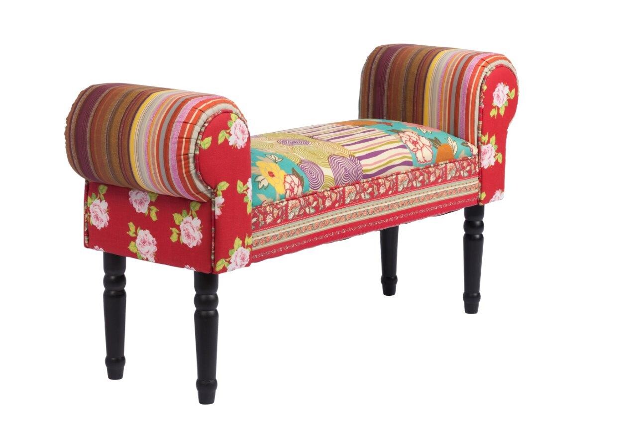 Оттоманка на деревянных ножках красный хлопок Florence - изображение 2