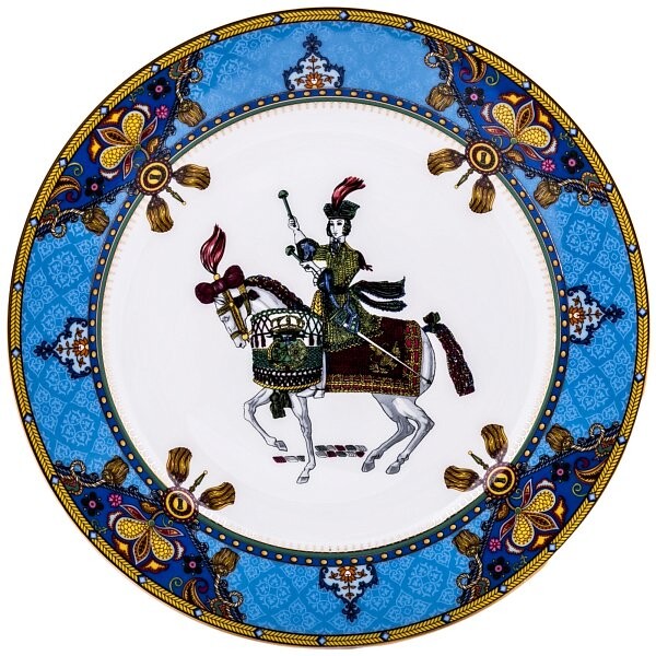 Тарелка Jinete голубая 25 см - изображение 1