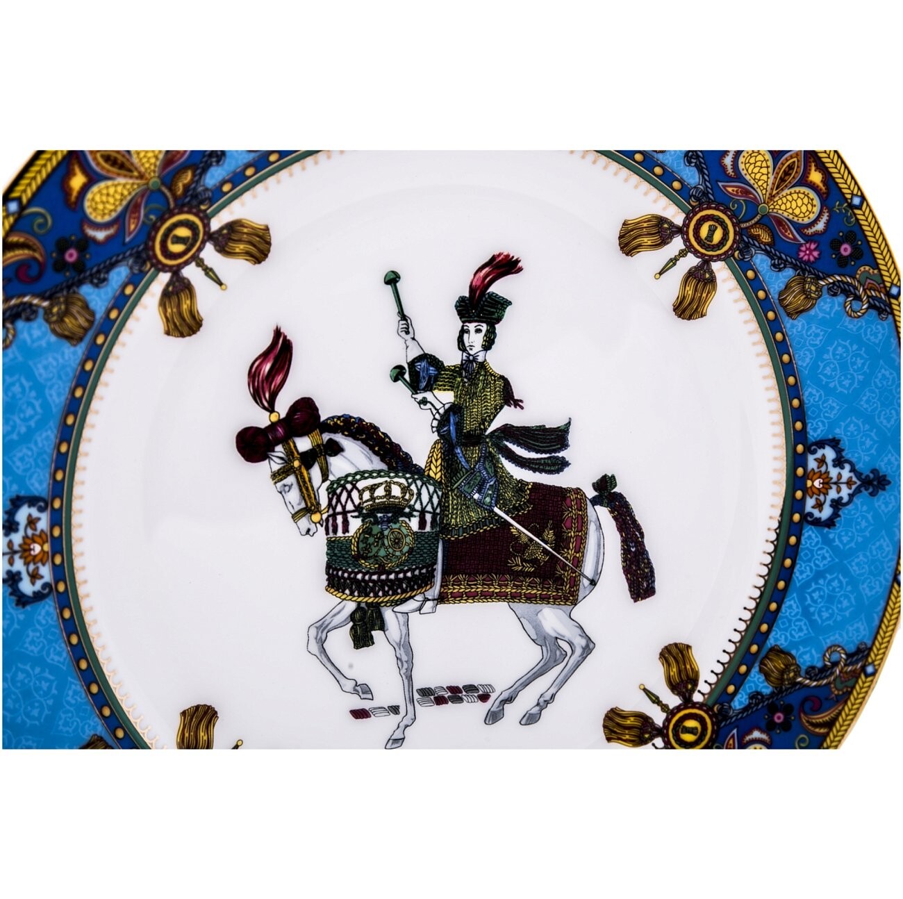 Тарелка Jinete голубая 25 см - изображение 2