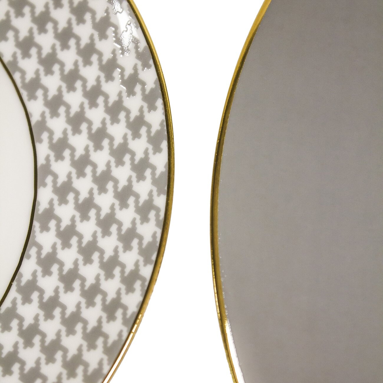 Комплект тарелок Siera Серый - изображение 2