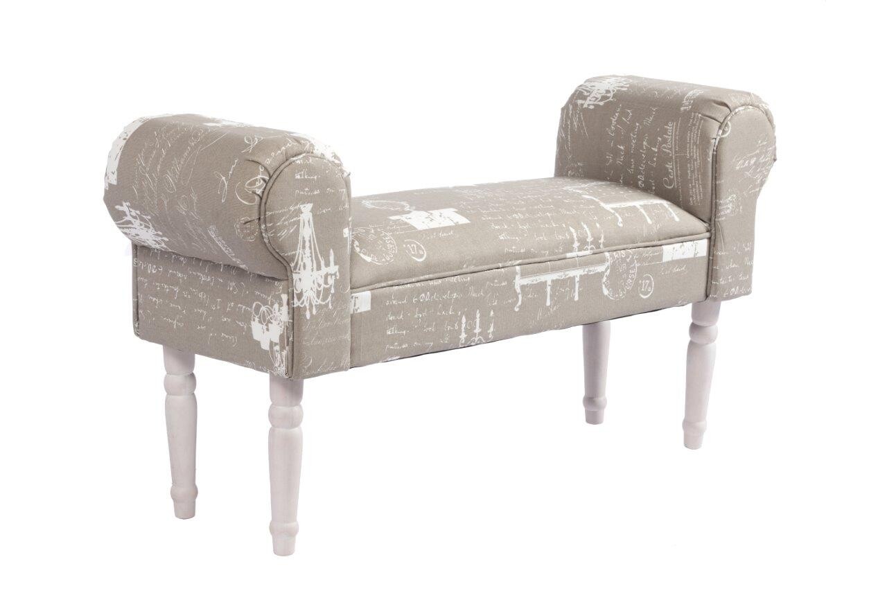 Оттоманка на деревянных ножках серая Jacobs - изображение 2