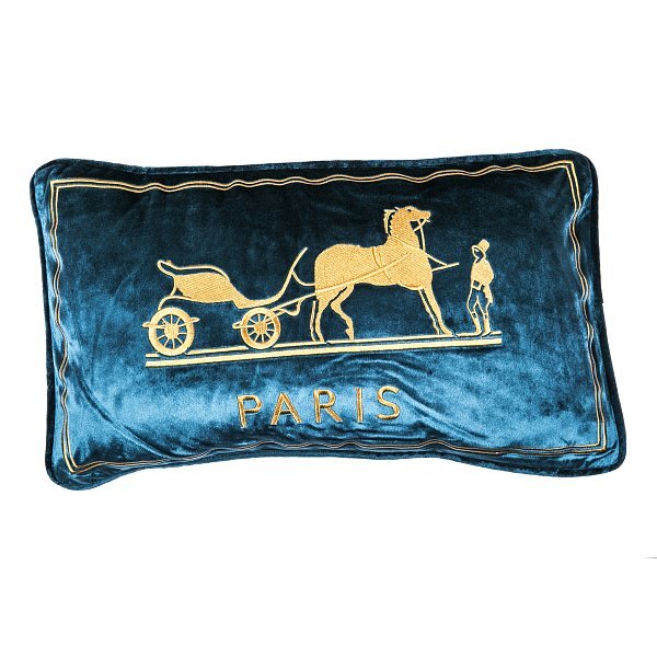 Декоративная подушка Old Paris Синий - изображение 1