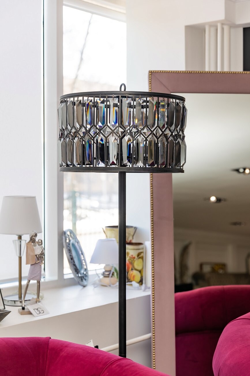 Торшер напольный черный Vincello - изображение 4