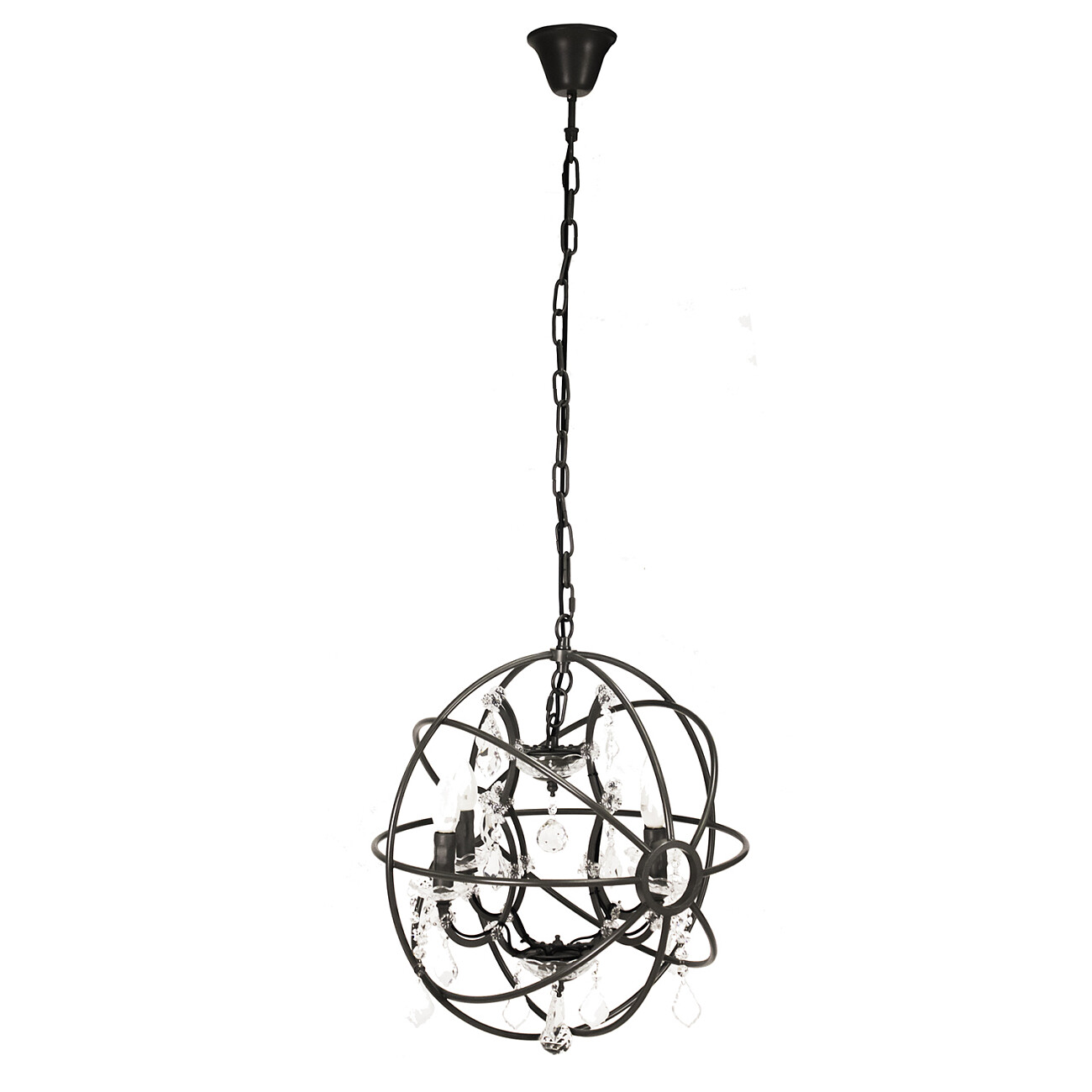 Люстра Foucault's Orb Crystal (47*47*64) коричневая - изображение 2