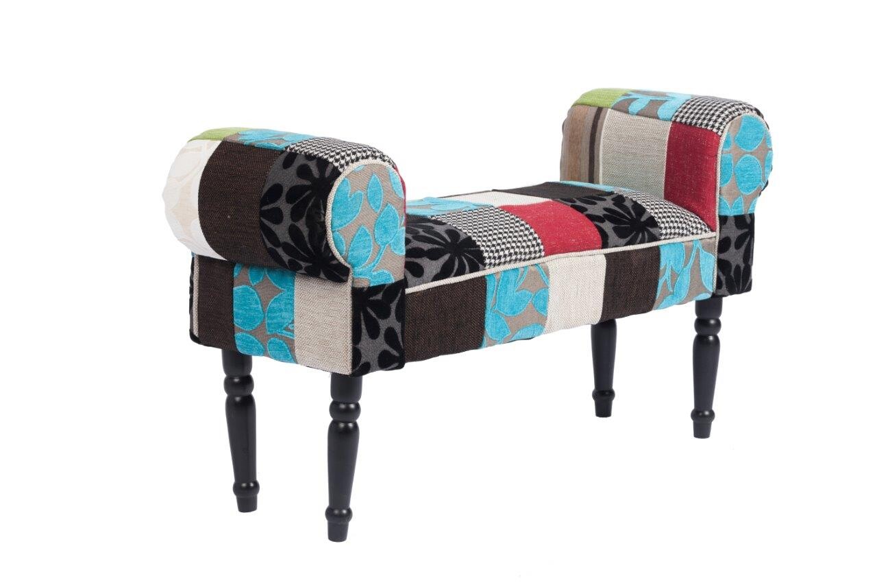 Оттоманка на деревянных ножках разноцветная Stefano - изображение 2
