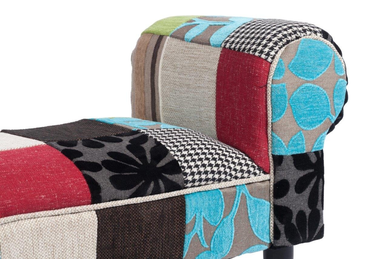 Оттоманка на деревянных ножках разноцветная Stefano - изображение 3