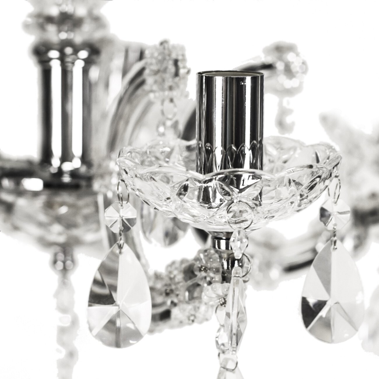 Люстра Lenura прозрачная - изображение 4