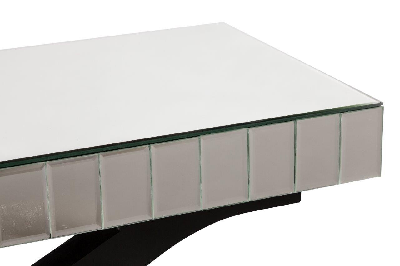 Консоль зеркальная с черными изогнутыми ножками Capriche - изображение 3