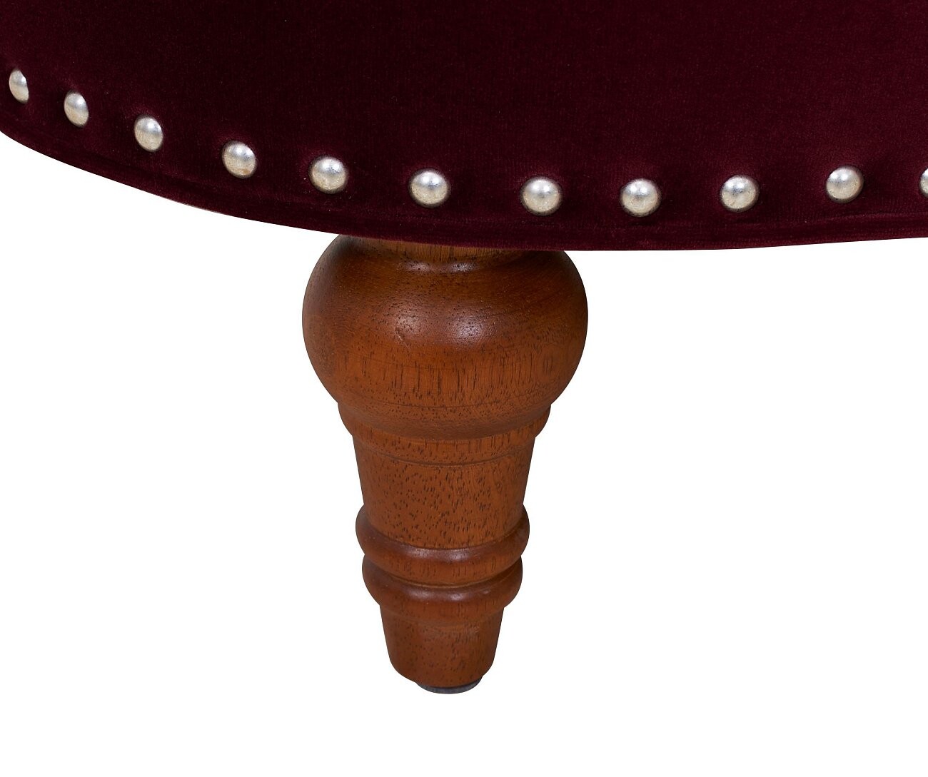 Диван La Rosa трехместный прямой бордовый - изображение 9