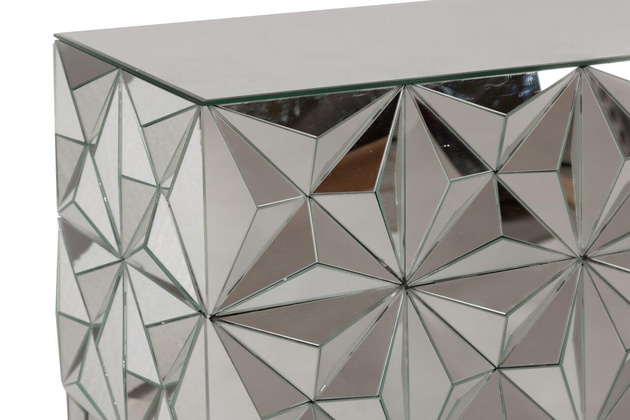 Консоль зеркальная с геометрическим узором Fantasia - изображение 2