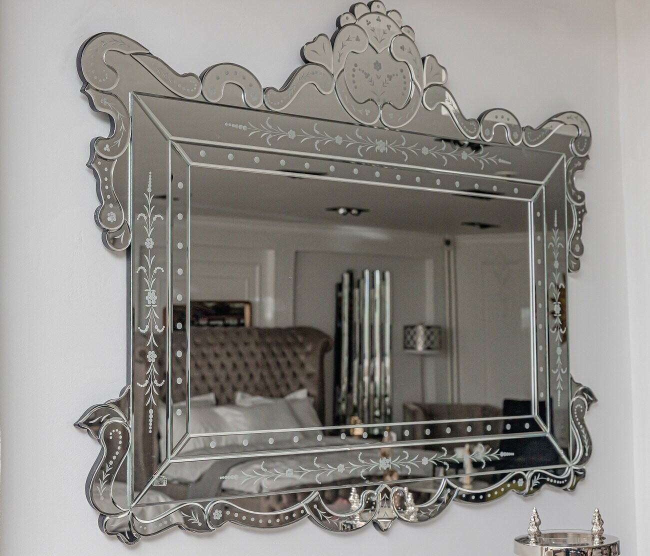 Зеркало настенное венецианское в зеркальной раме Pandora - изображение 5