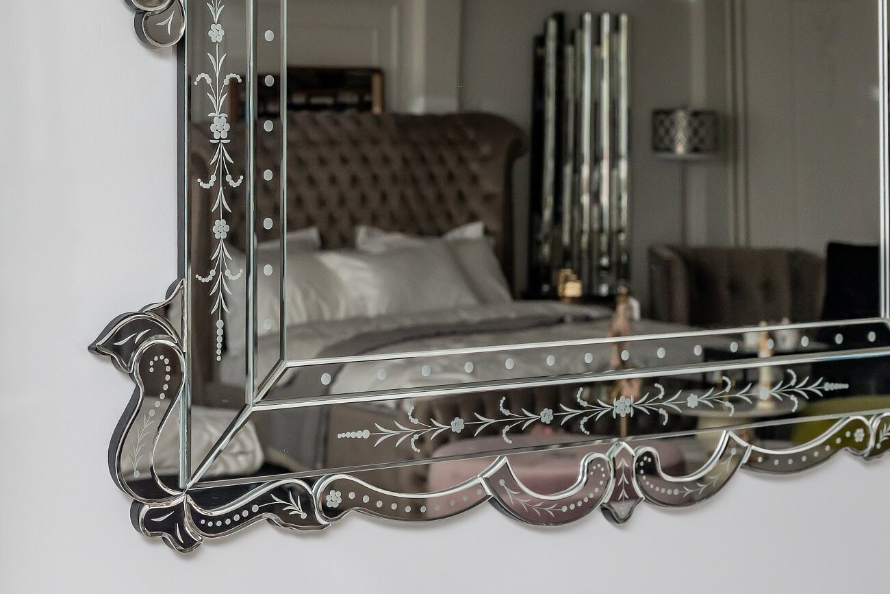 Зеркало настенное венецианское в зеркальной раме Pandora - изображение 6