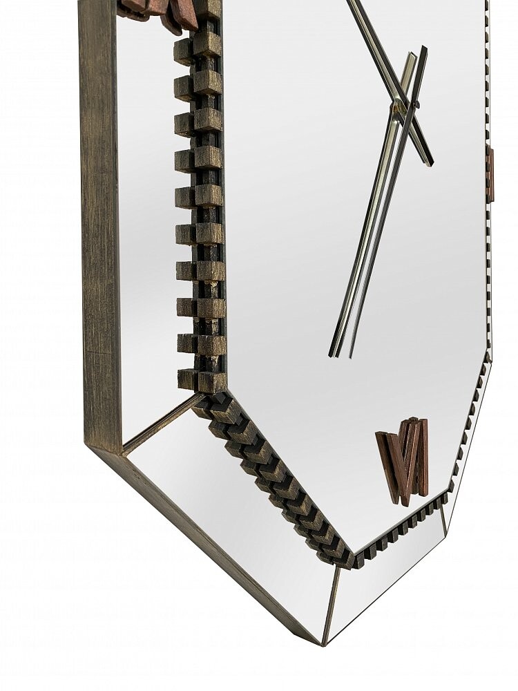 Зеркало-часы восьмиугольное Wilson