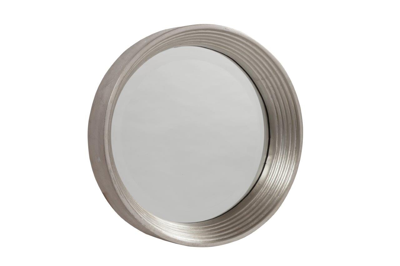 Зеркало круглое серебряное диаметр 30 см Jersey - изображение 2