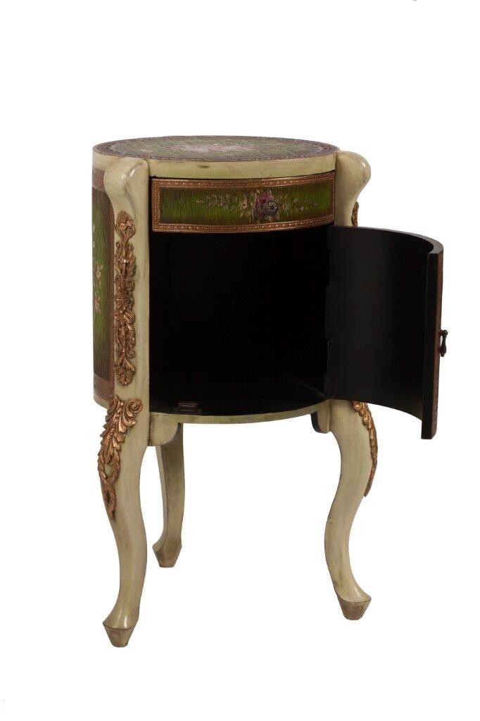 Тумбочка прикроватная для спальни зеленая Arcaishon - изображение 2