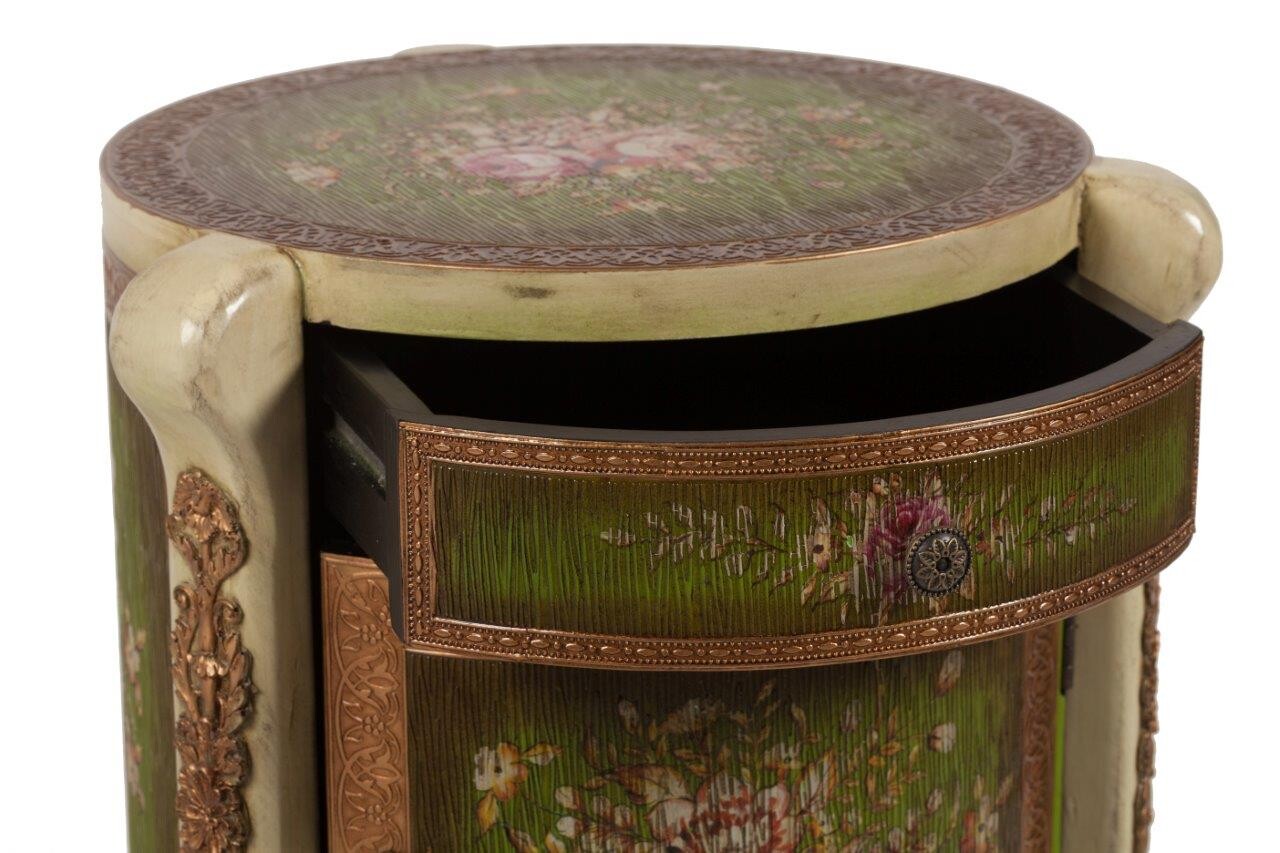 Тумбочка прикроватная для спальни зеленая Arcaishon - изображение 3