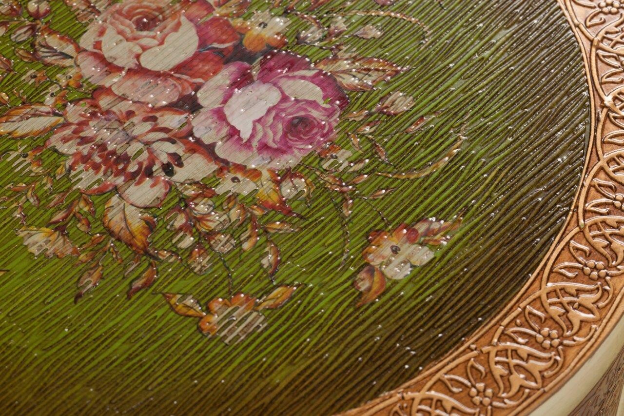 Тумбочка прикроватная для спальни зеленая Arcaishon - изображение 4