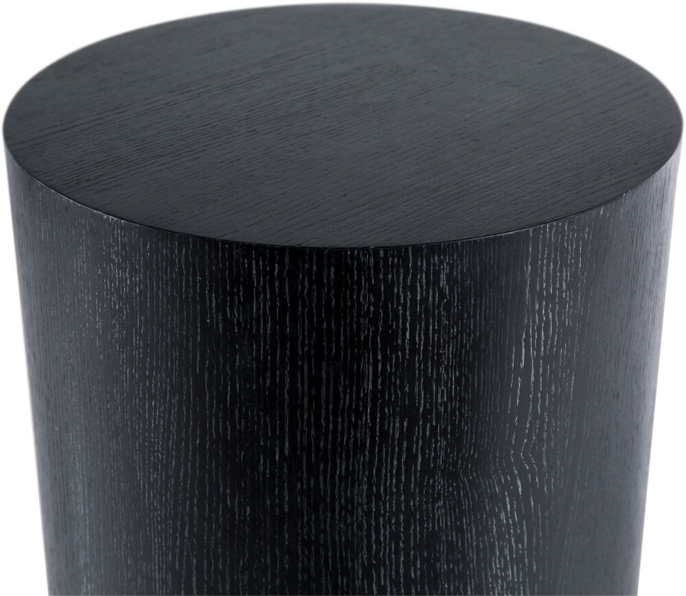Подставка под цветы черная цилиндрической формы Black HF15008