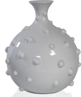 Ваза настольная Vase Ceramic milk white TC-19 / HC10256 (Vase)