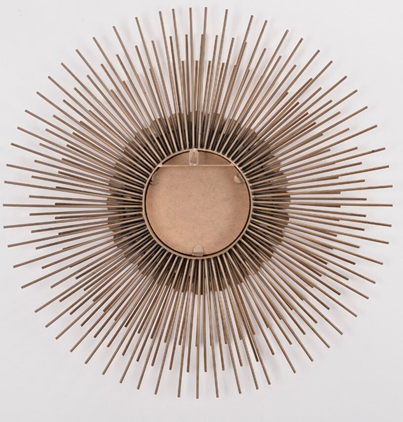 Зеркало-солнце золотое диаметр 61 см Pijy - изображение 3