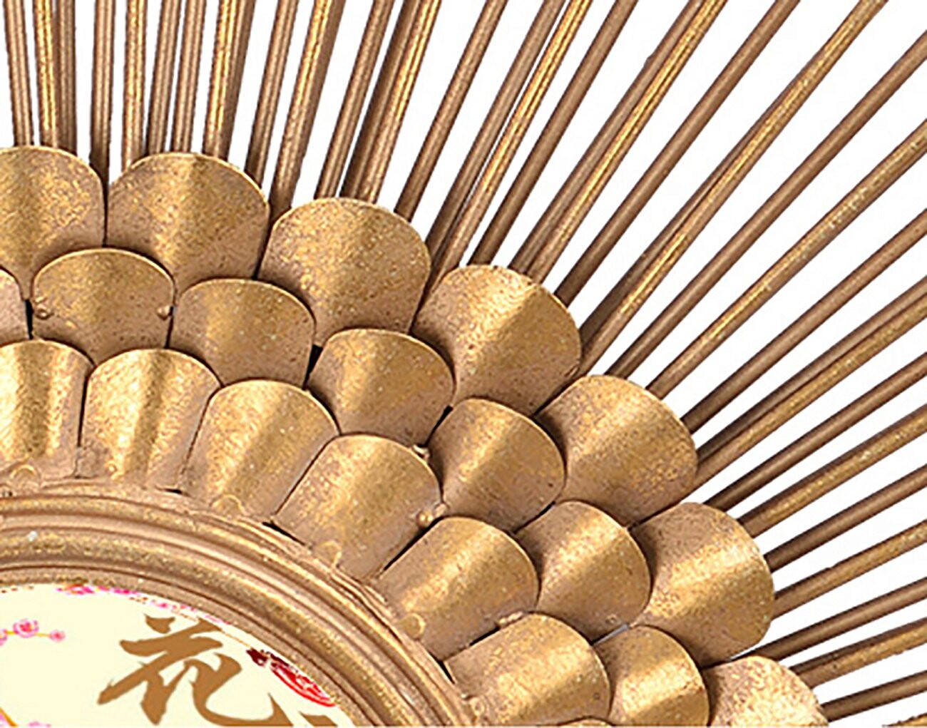 Зеркало-солнце золотое диаметр 61 см Pijy - изображение 4